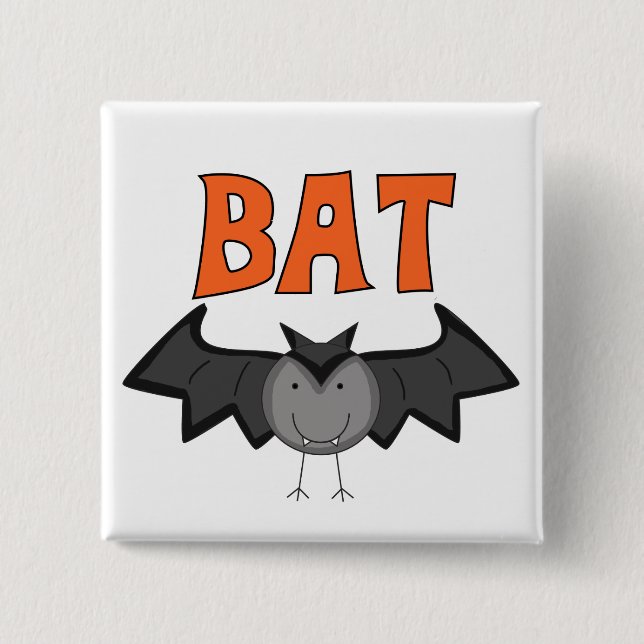 BAT T-shirts and Gifts 15 Cm Square Badge (Front)