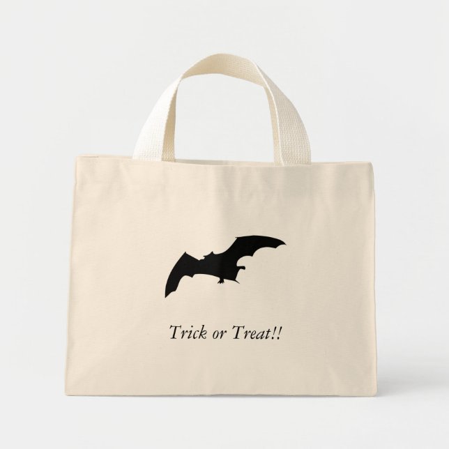 Bat Tote Bag 2-2010, Trick or Treat!! (Front)
