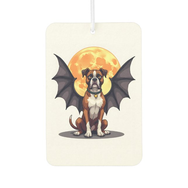 Bat Wings Boxer Car Air Freshener (Front)