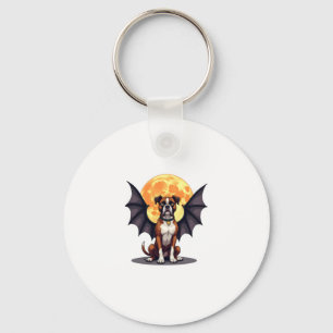 Bat Wings Boxer Key Ring