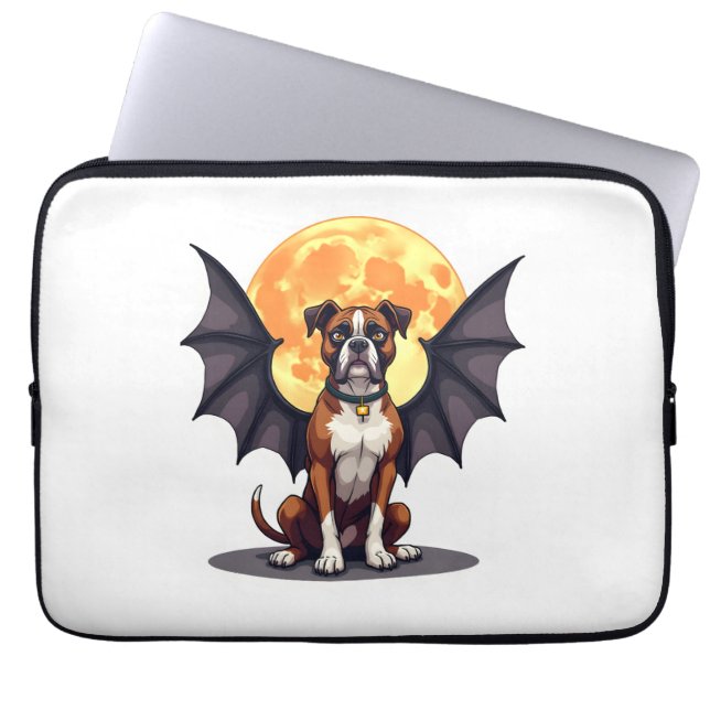 Bat Wings Boxer Laptop Sleeve (Front)