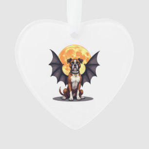 Bat Wings Boxer Ornament