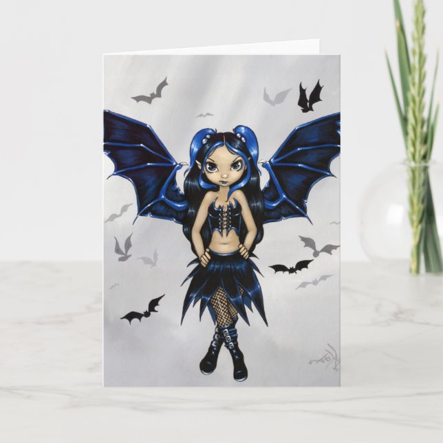 "Bat Wings" Greeting Card (Front)