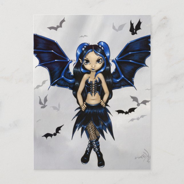 "Bat Wings" Postcard (Front)
