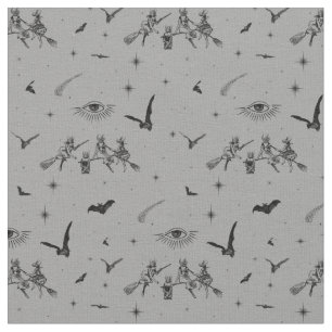 Bat Witches Fabric