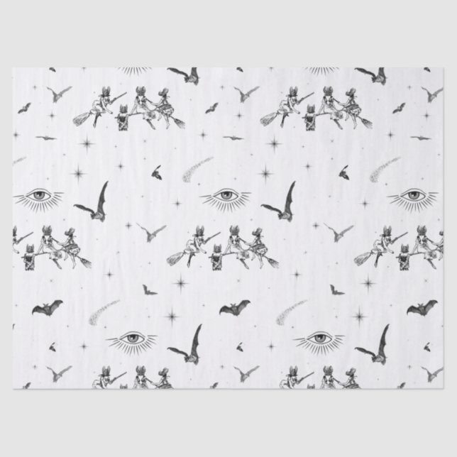Bat Witches Tissue Paper (Front)
