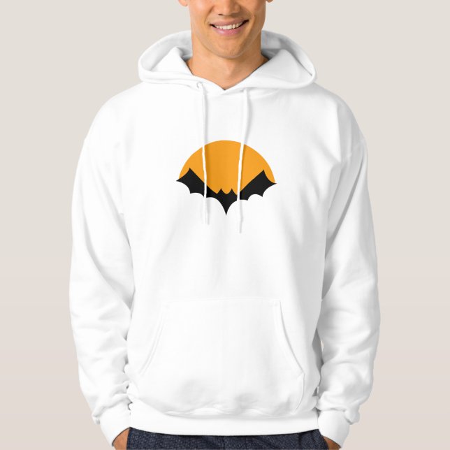 Bat with sun design hoodie (Front)