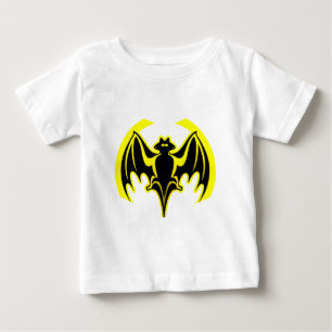 Bat Yellow The MUSEUM Zazzle Gifts Baby T-Shirt