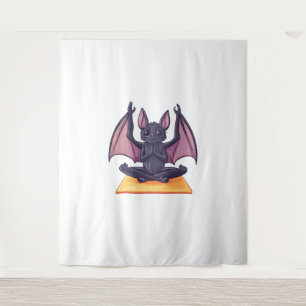 Bat Yoga Flow Tapestry