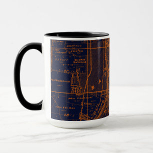 BATAVIA ILLINOIS 1871 MAP FOX RIVER VALLEY MUG