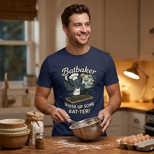 Batbaker Funny Baking Pun Cute Shirt (Creator Uploaded)
