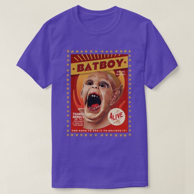 Batboy Freak Showstyle Poster T-Shirt (Design Front)