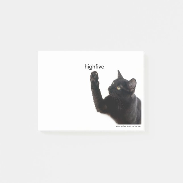 Batcat: High 5 Post-it notes (Front)