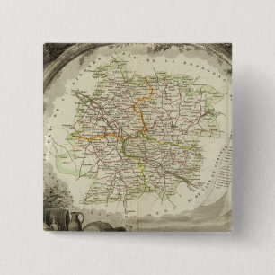Batch and Garonne 15 Cm Square Badge