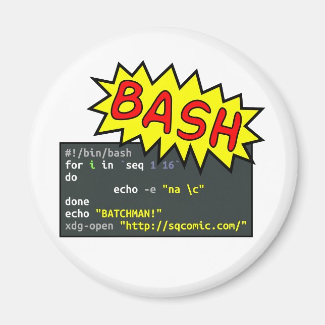 Batchman Magnet (Front)