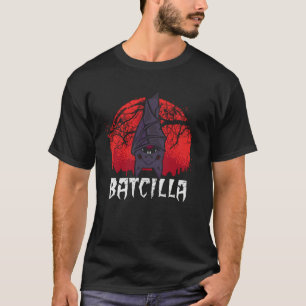 Batcilla Bat Blood Suction Halloween Scary Virus T-Shirt