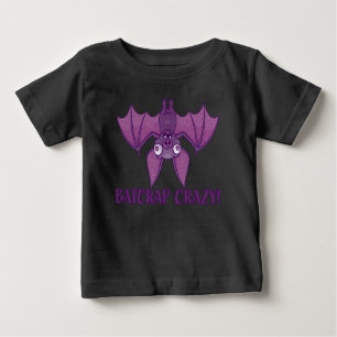 Batcrap Crazy Wacky Cartoon Bat Baby T-Shirt