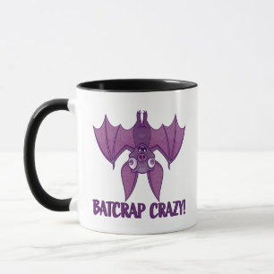 Batcrap Crazy Wacky Cartoon Bat Mug