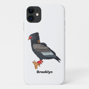 Bateleur Eagle illustration iPhone 11 Case