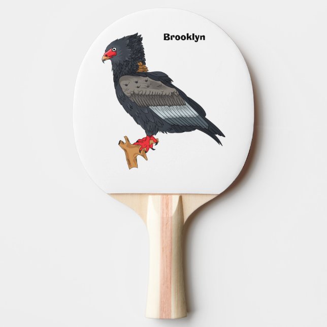 Bateleur Eagle illustration Ping Pong Paddle (Front)