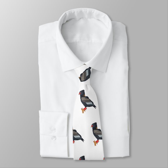 Bateleur Eagle illustration  Tie (Tied)