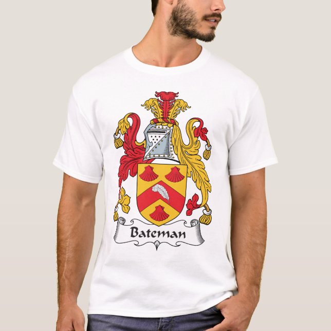 Bateman Family Crest T-Shirt (Front)