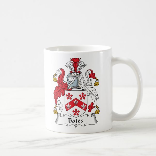 Bates Family Crest Coffee Mug (Right)