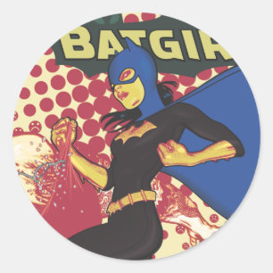 Batgirl Classic Round Sticker