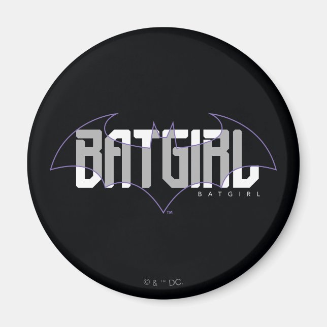 Batgirl Hi-Tech Name Graphic Magnet (Front)