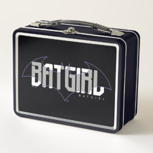 Batgirl Hi-Tech Name Graphic Metal Lunch Box
