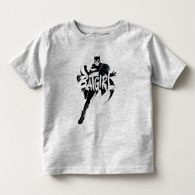 Batgirl Ink Brush Name Toddler T-Shirt (Front)