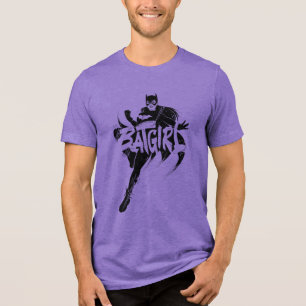 Batgirl Ink Brush Name Tri-Blend Shirt
