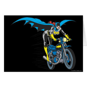 Batgirl on Batcycle