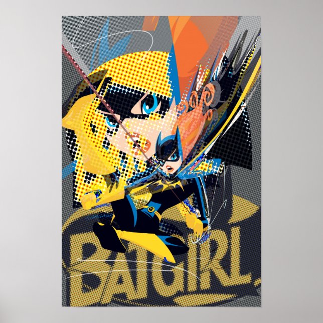 Batgirl Swinging Kick Poster (Front)