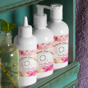 Bath and Body Product Label - Roses with logo 2
