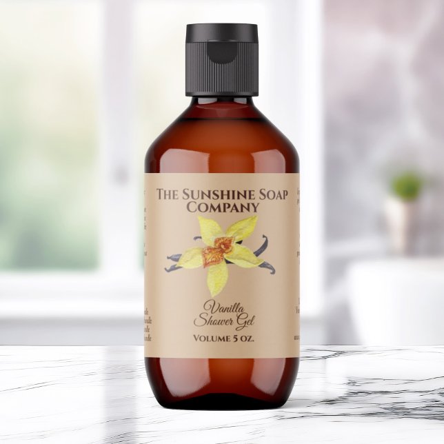 Bath and Body Product Label - vanilla - rectangle1 (Creator Uploaded)