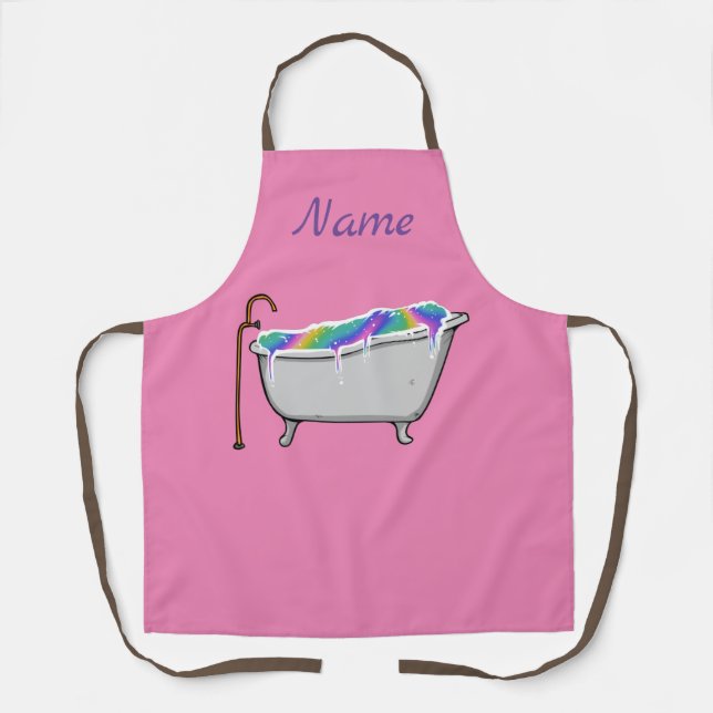 Bath Bomb Babe Thunder_Cove Apron (Front)