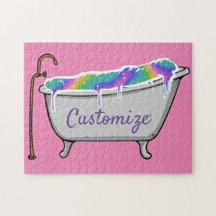 Bath Bomb Babe Thunder_Cove Jigsaw Puzzle