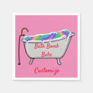 Bath Bomb Babe Thunder_Cove Napkin