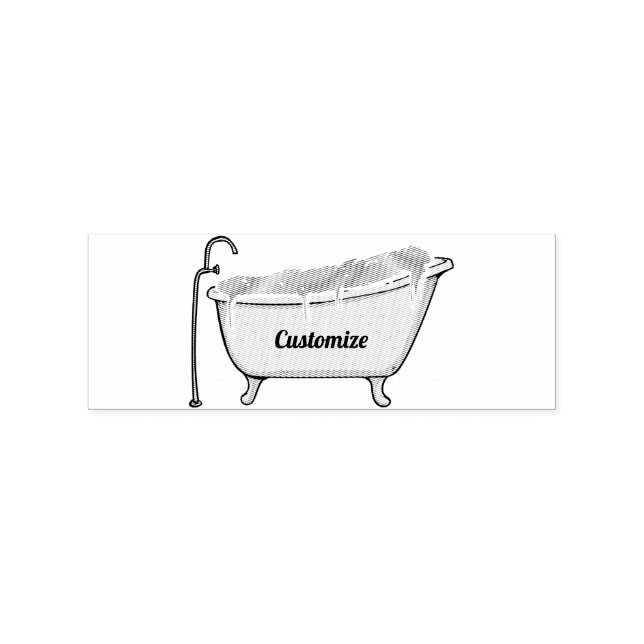 Bath Bomb Babe Thunder_Cove  Rubber Stamp (Imprint)