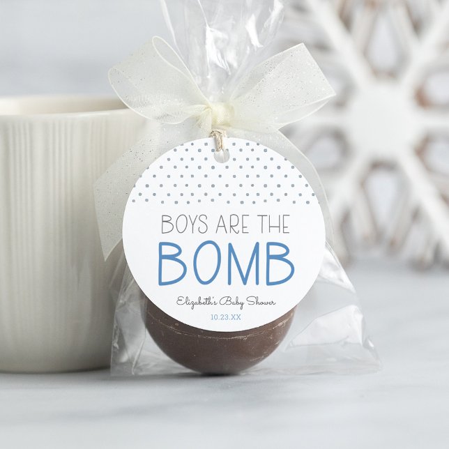 Bath Bomb Baby Shower Favour tag (Creator Uploaded)