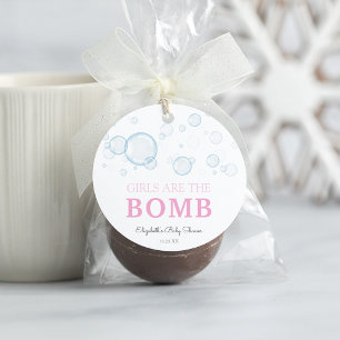 Bath Bomb Baby Shower Rubber Duck Favour tag