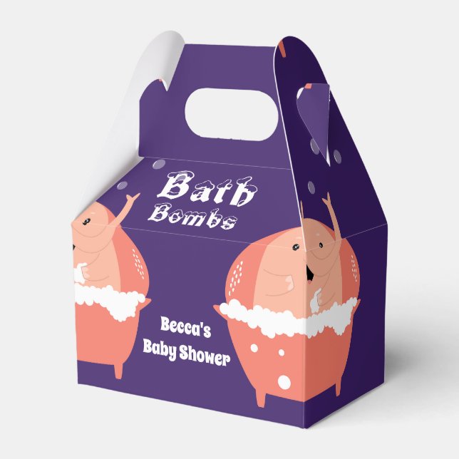 Bath Bombs Favour Box (Front Side)