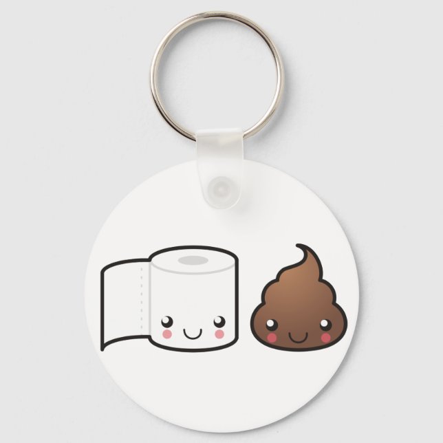 Bath Couple Keychain! Key Ring (Front)