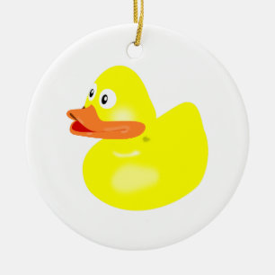 Bath Duck Ceramic Ornament