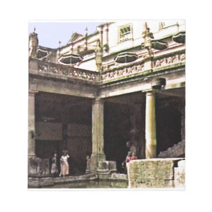 Bath England 1986 Roman Bath1c snap-17814b jGibney Notepad