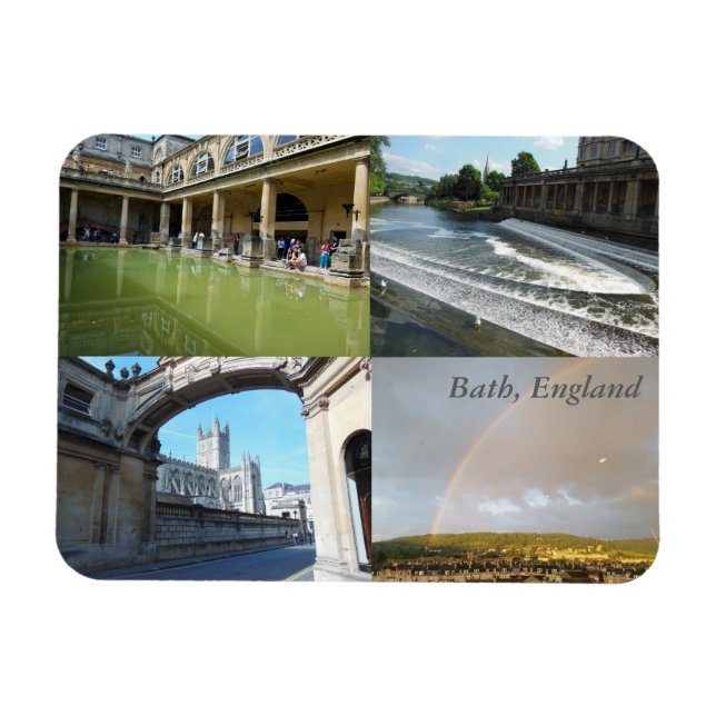 Bath, England 4-panel Magnet (Horizontal)
