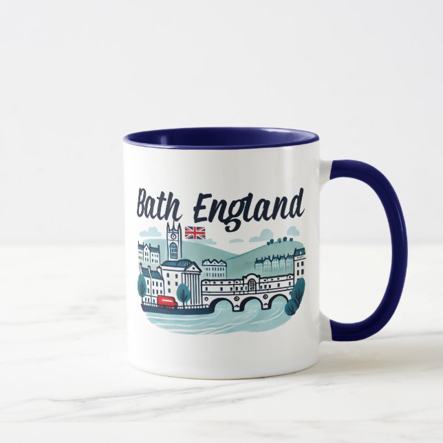 Bath England  Mug (Right)