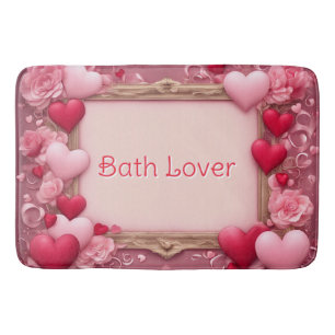 Bath Lover Valentine's Bath Mat
