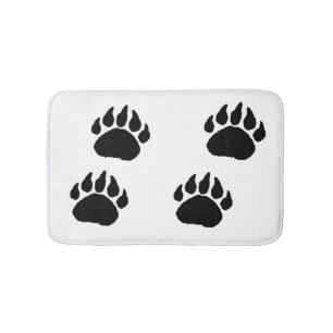 Bath Mat - Bear Paw Print